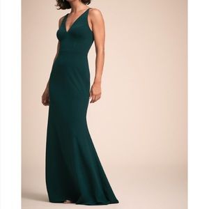 BHLDN JONES DRESS SIZE 4 - EMERALD GREEN